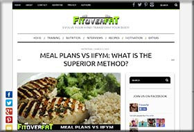 Meal Plans Vs IIFYM: What is the Superior Method? article on FITOVERFAT