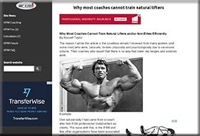 Why Most coaches cannot train natural lifters article on IIFYM